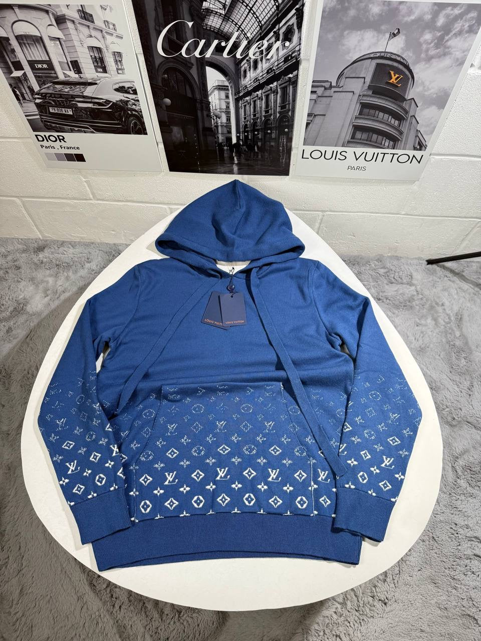 LVE KNITTED HOODIE