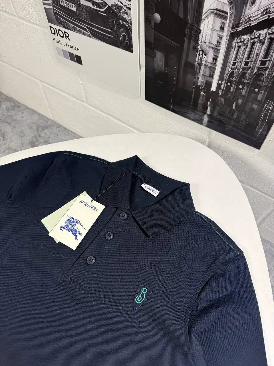 BURB LOGO POLO by Stock supplier