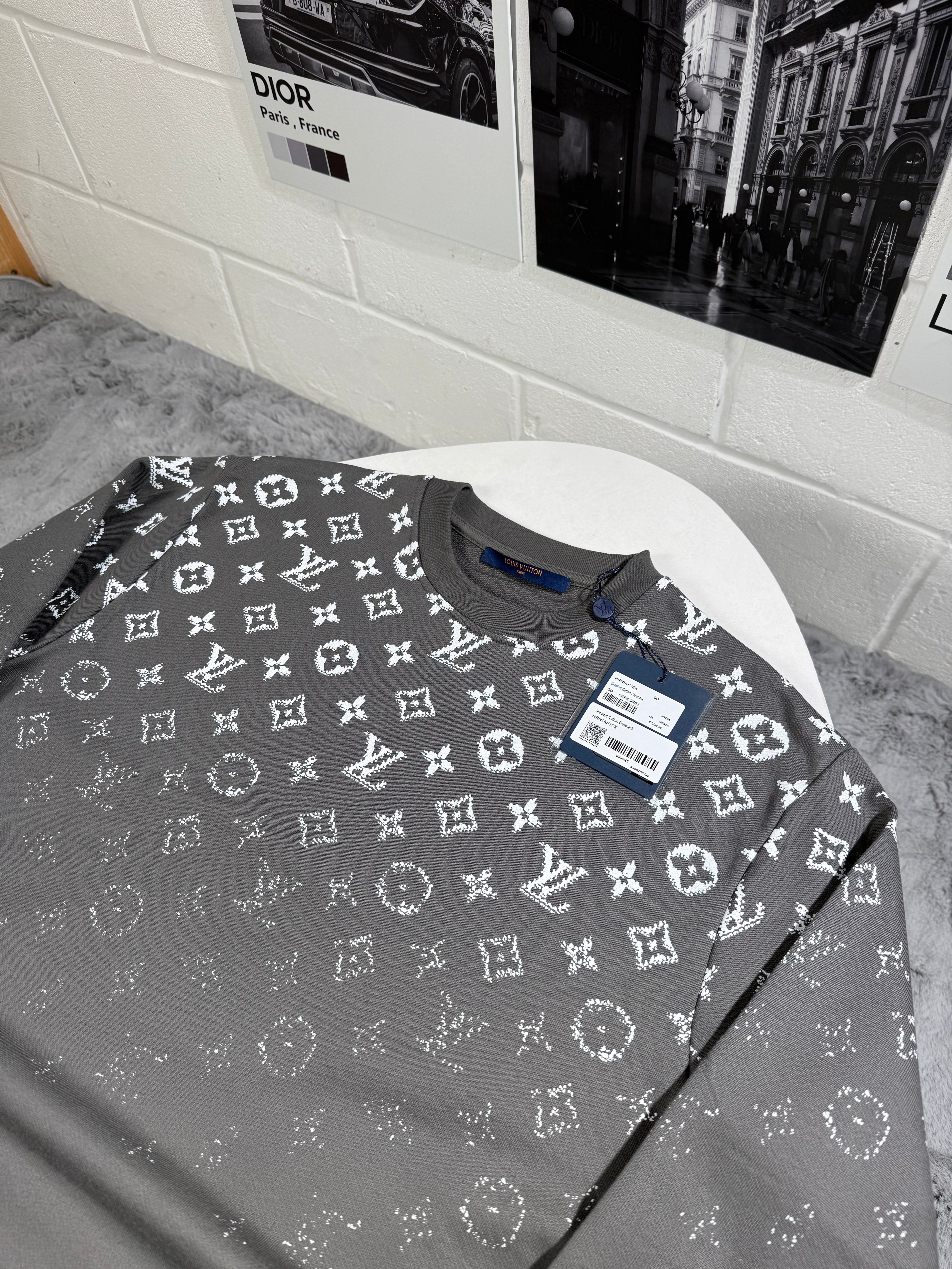 LVE GRADIENT COTTON SWEATSHIRT