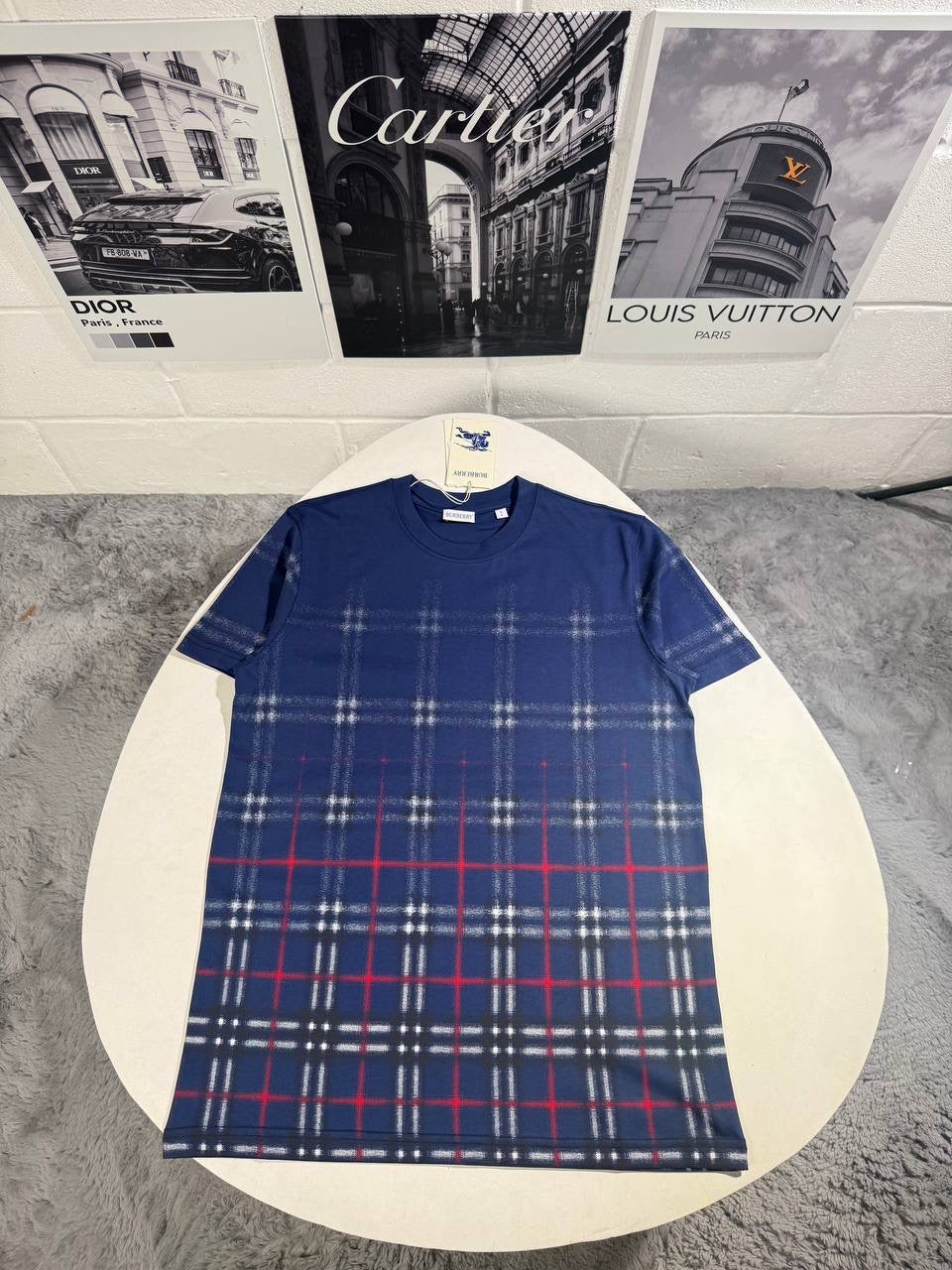 BURB CHECK TSHIRT