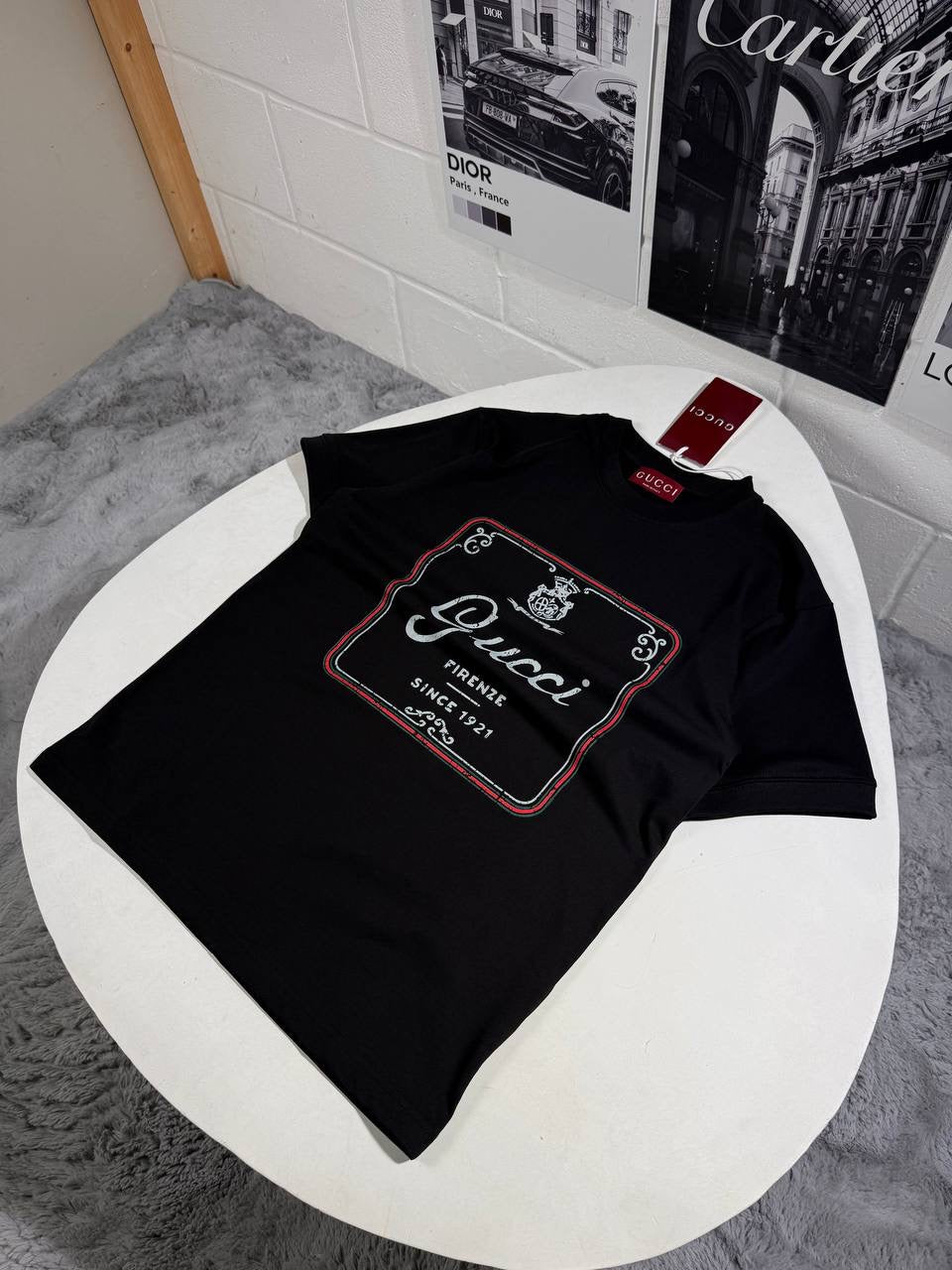 UCCI FIRENZE T SHIRT BLACK
