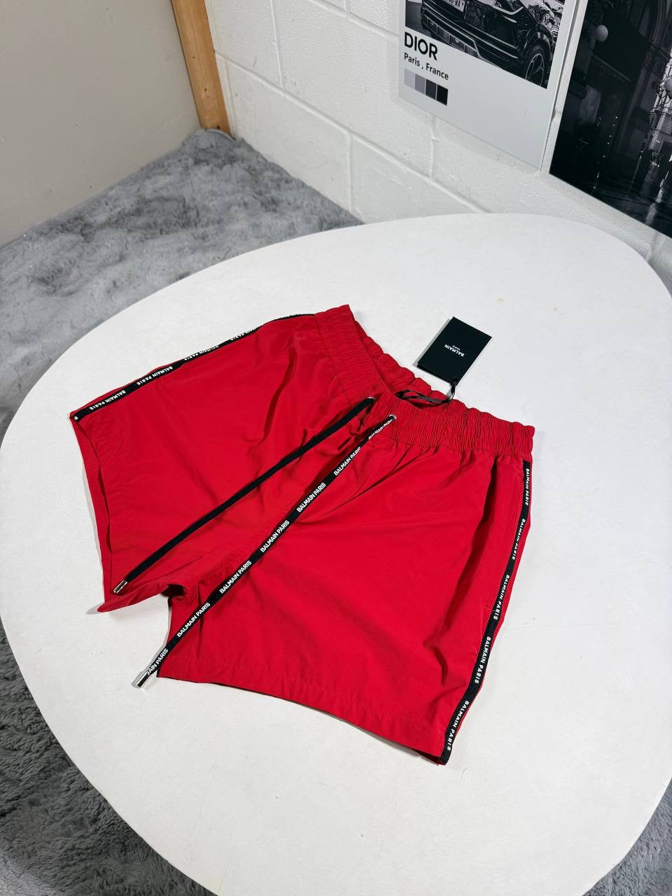 BALMN SHORTS RED