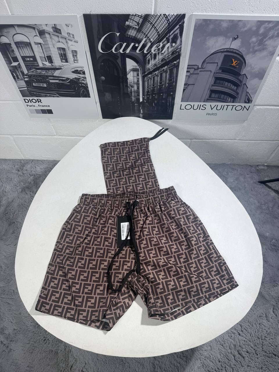 FNDI SHORTS BROWN