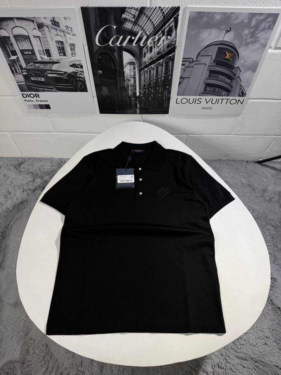 LVE DAMIER POLO BLACK