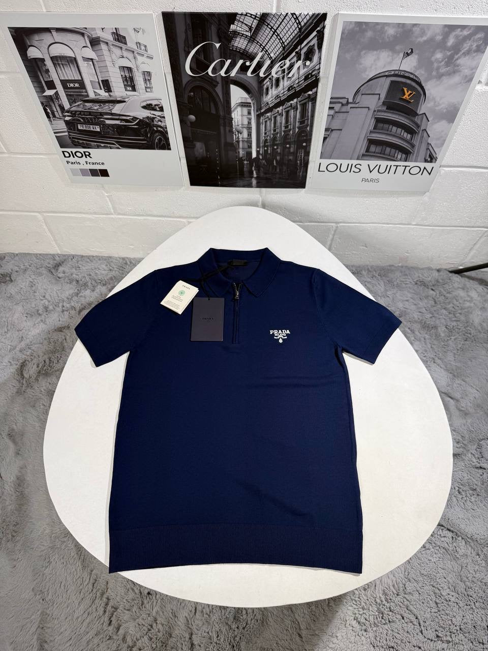 RADA HALFZIP POLO NAVY