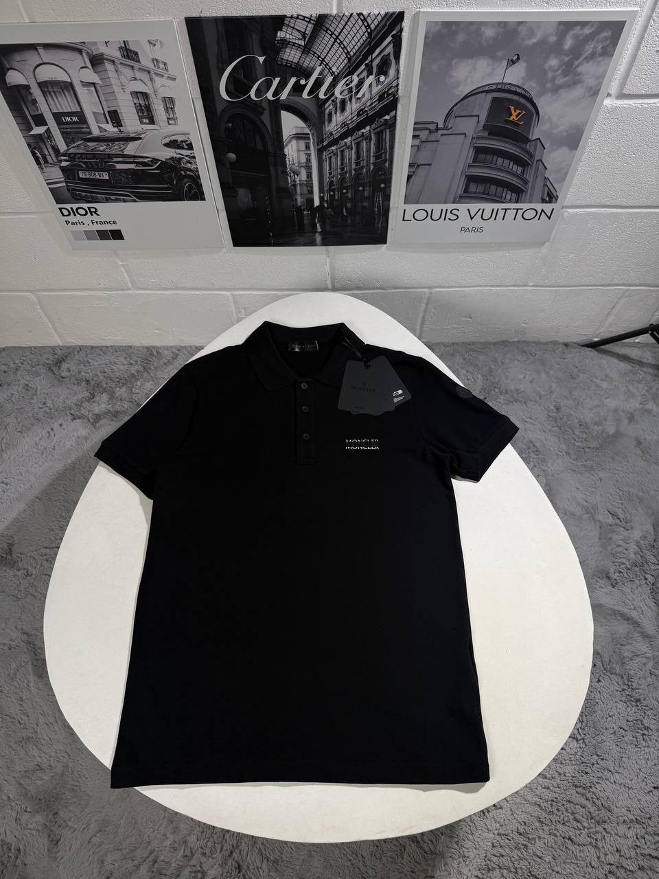 MNCLR LOGO POLO BLACK