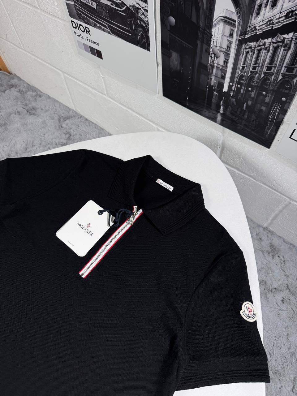 MNC QUARTER ZIP POLO