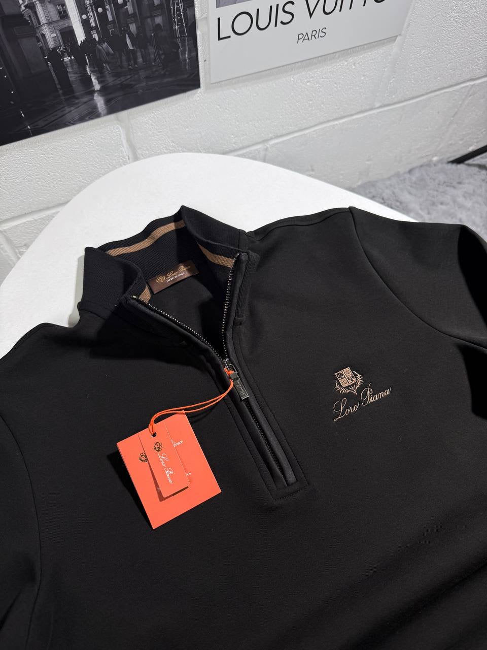 LORO P. HALF ZIP JUMPER