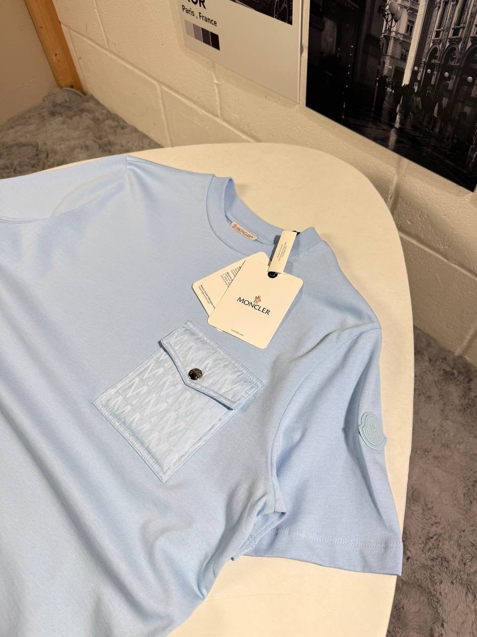 MNCLR PATCH LOGO POCKET TSHIRT