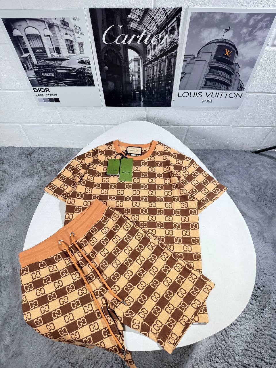 UCCI KNITTED SHORTSET