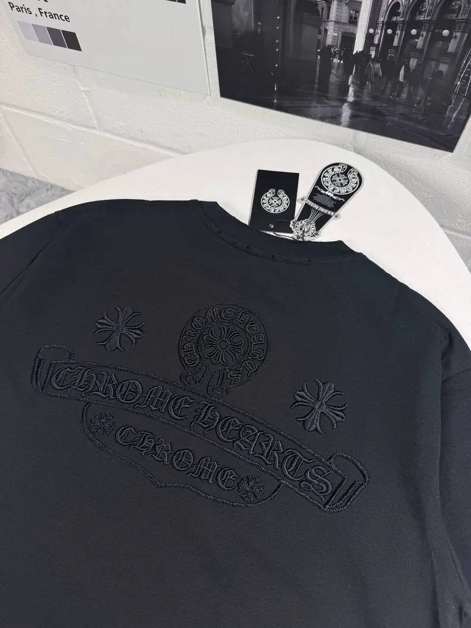 CHROME TSHIRT BLACK by Stock supplier