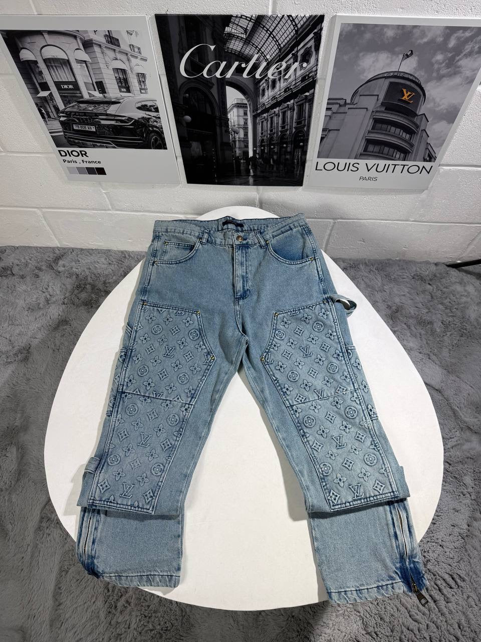 LVE DENIM MONOGRAM TRACKSUIT