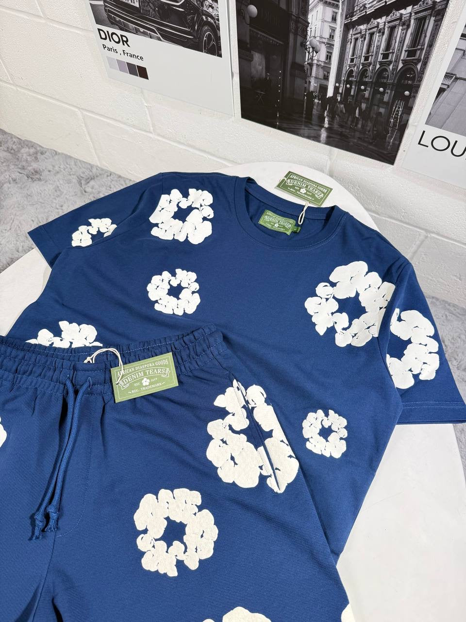 DENIM T SHORTSET