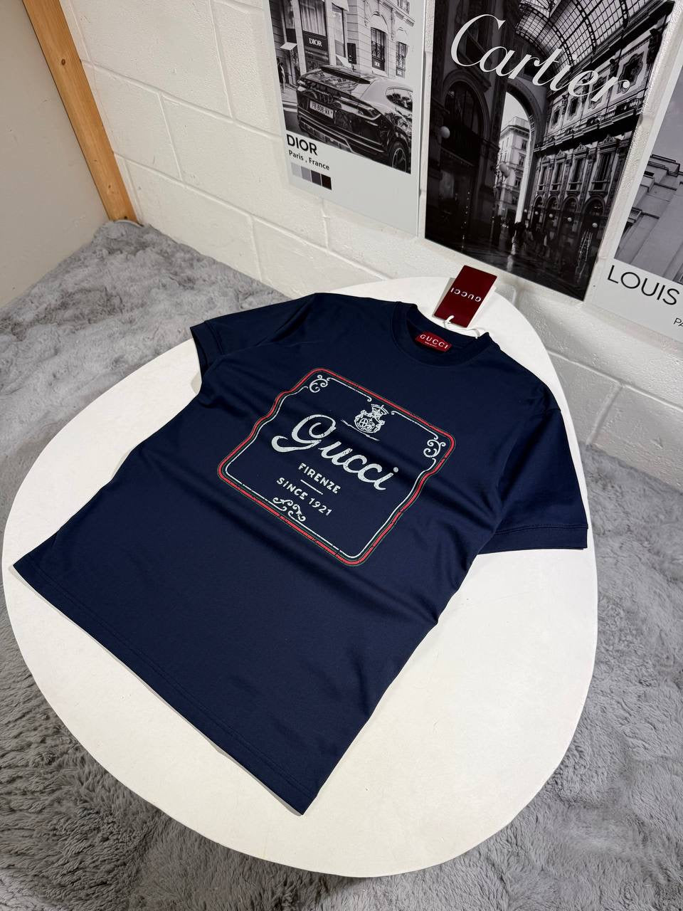 UCCI FIRENZE T SHIRT NAVY
