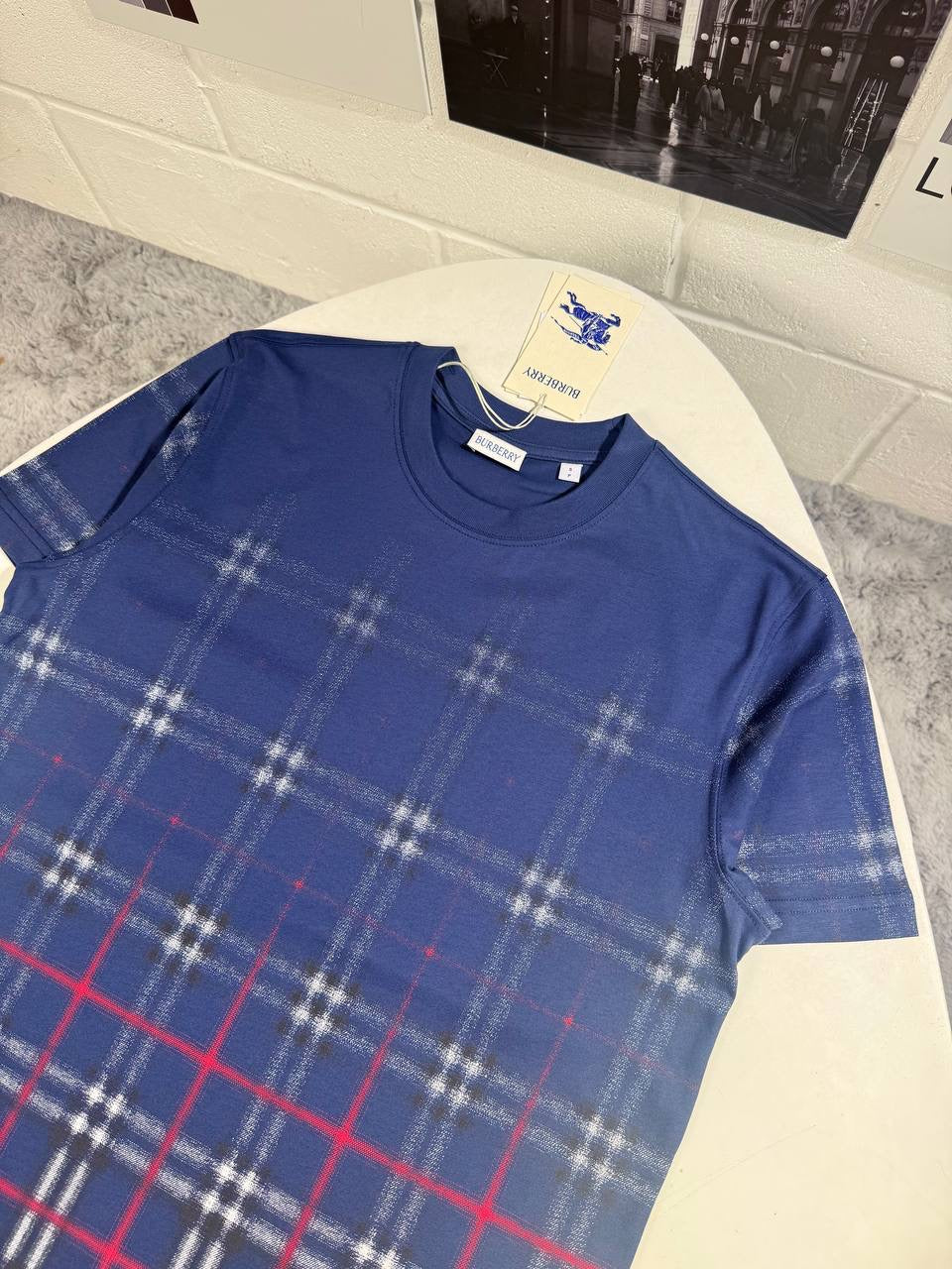 BURB CHECK TSHIRT