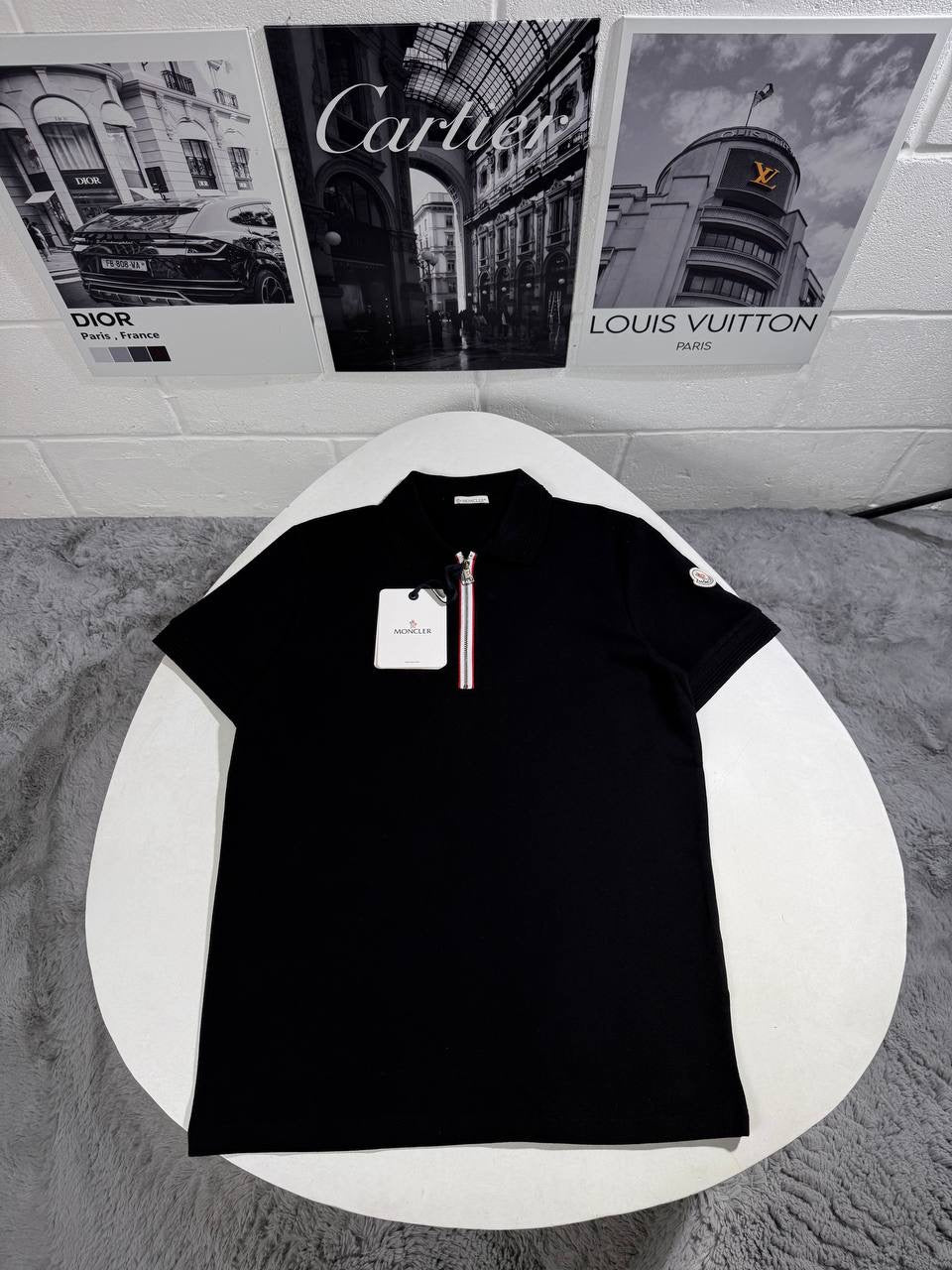 MNC QUARTER ZIP POLO