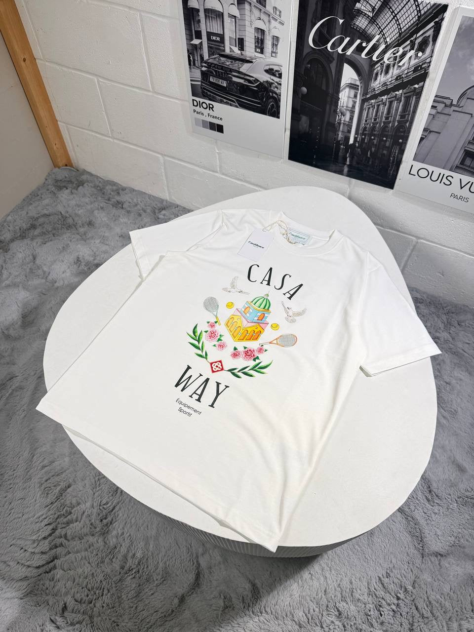 CASA PRINTED COTTON TSHIRT