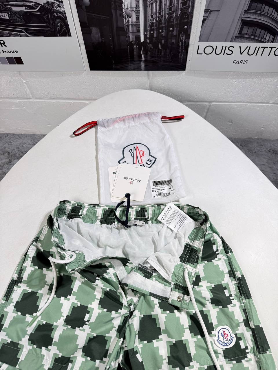 MNCLR PIXELATED PRINT SHORTS