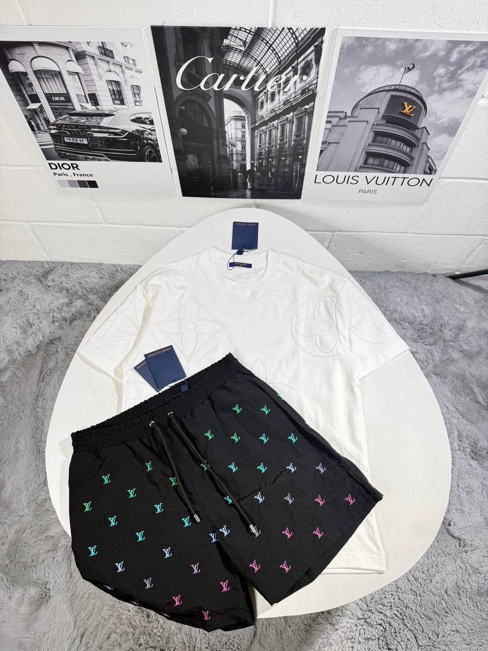 LVE BLASON GRADIENT SHORTS