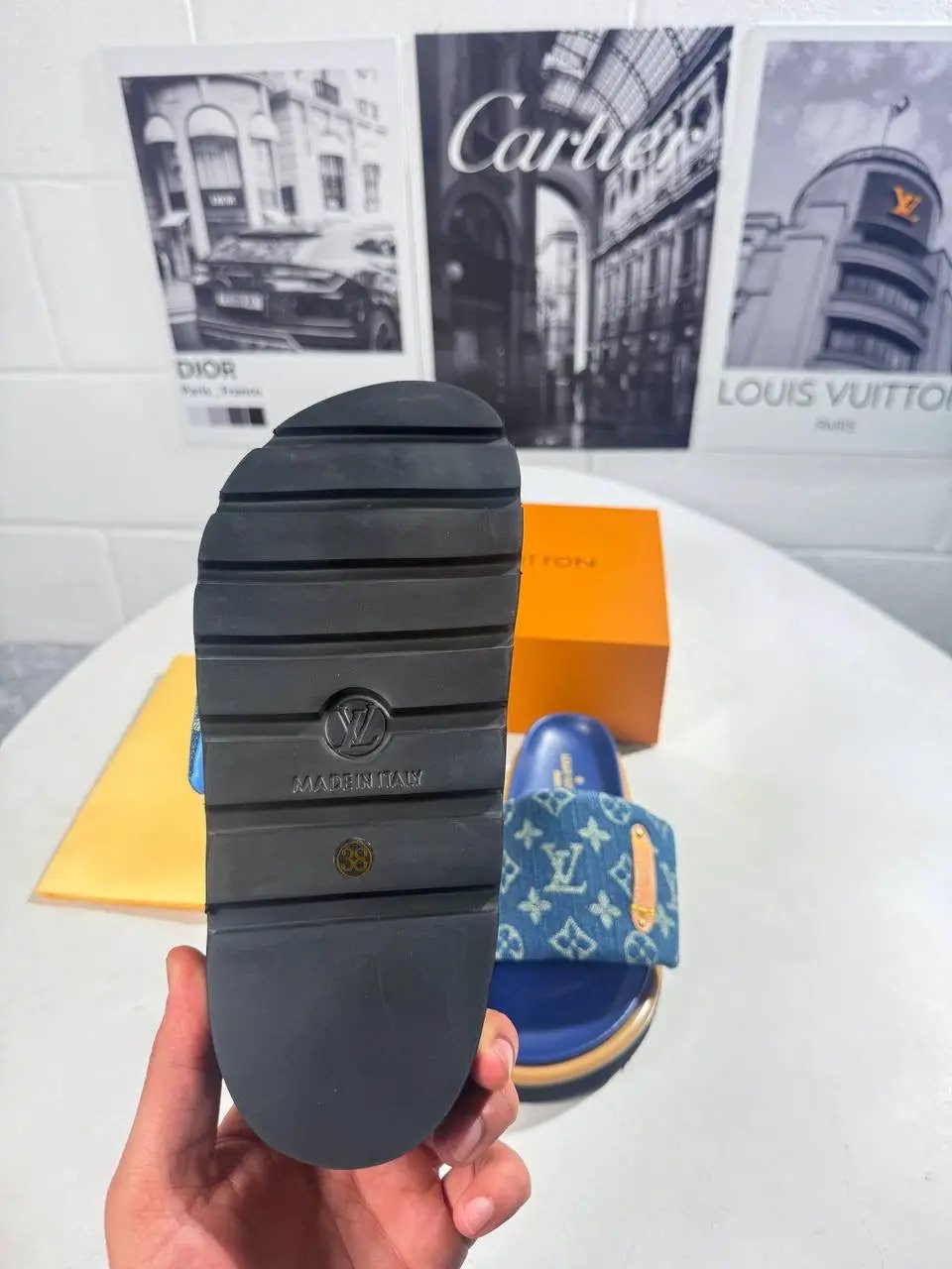 LVE SLIDES WOMEN BLUE