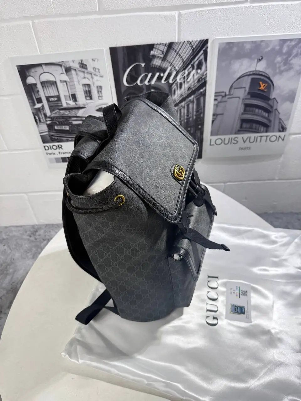 UCCI LEATHER BACKPACK