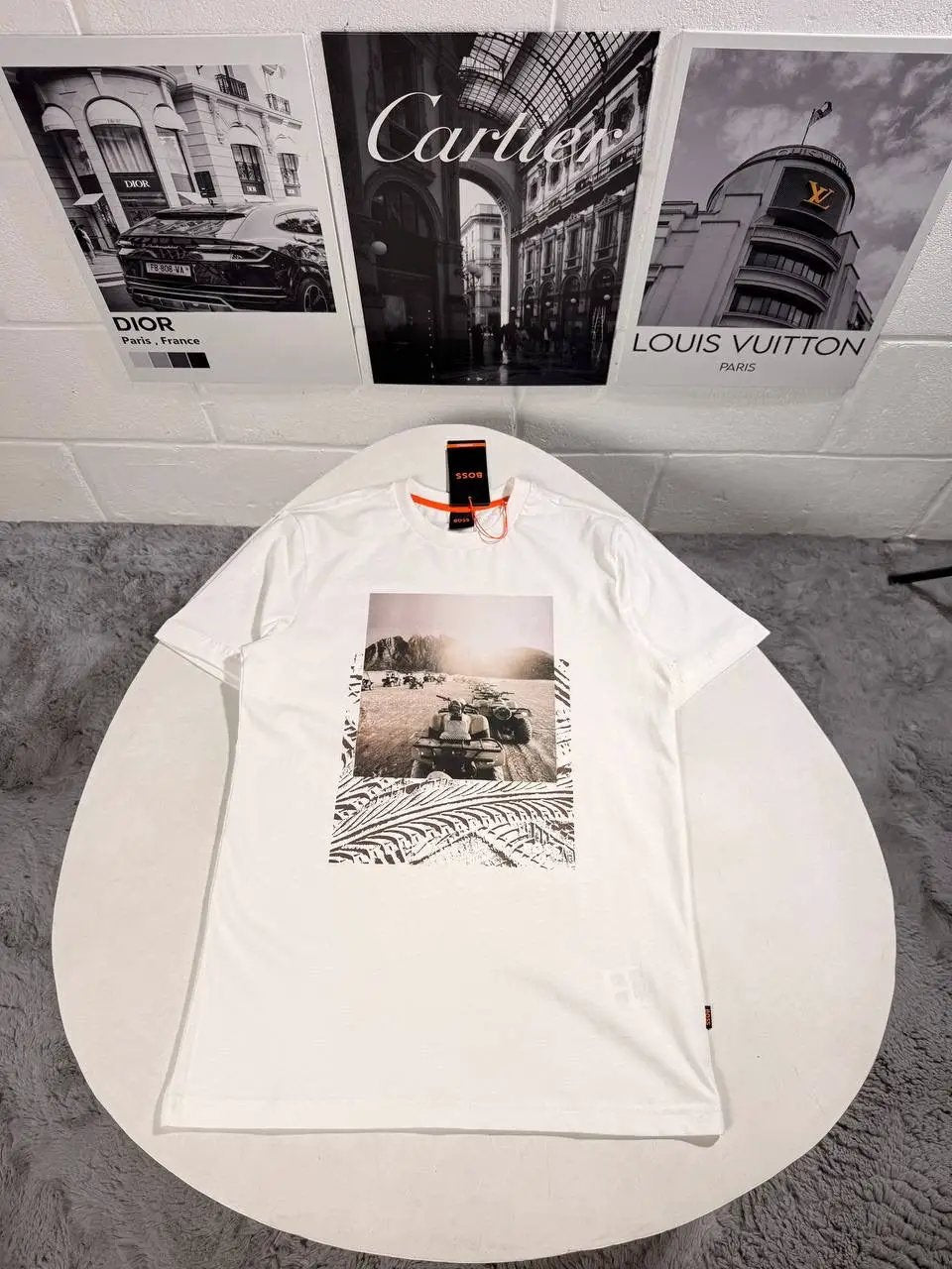 BOS TSHIRT WHITE Stock supplier