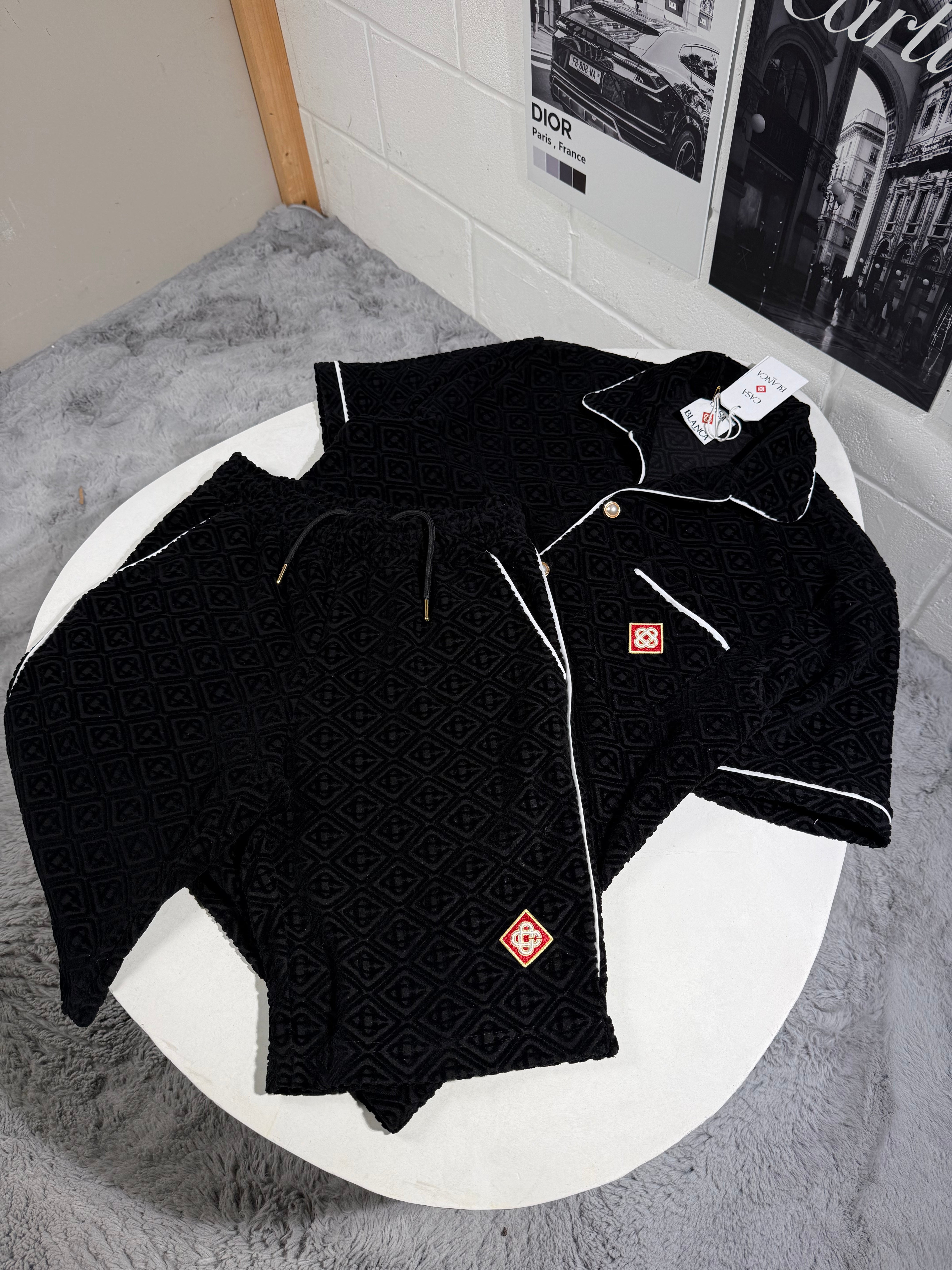 CASA MONOGRAM SHORTSET