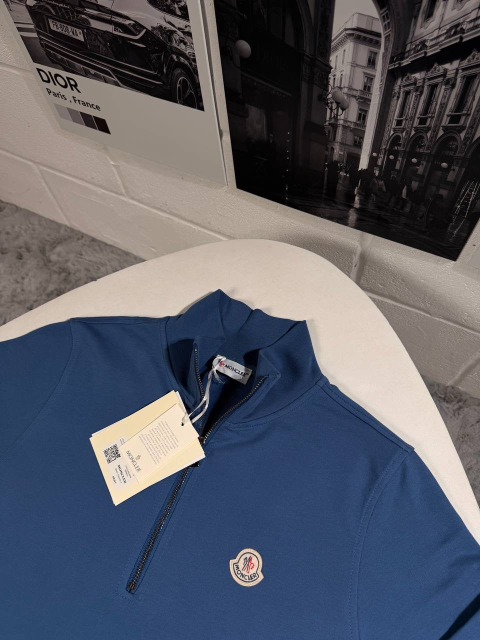 MNC QUARTER ZIP BLUE