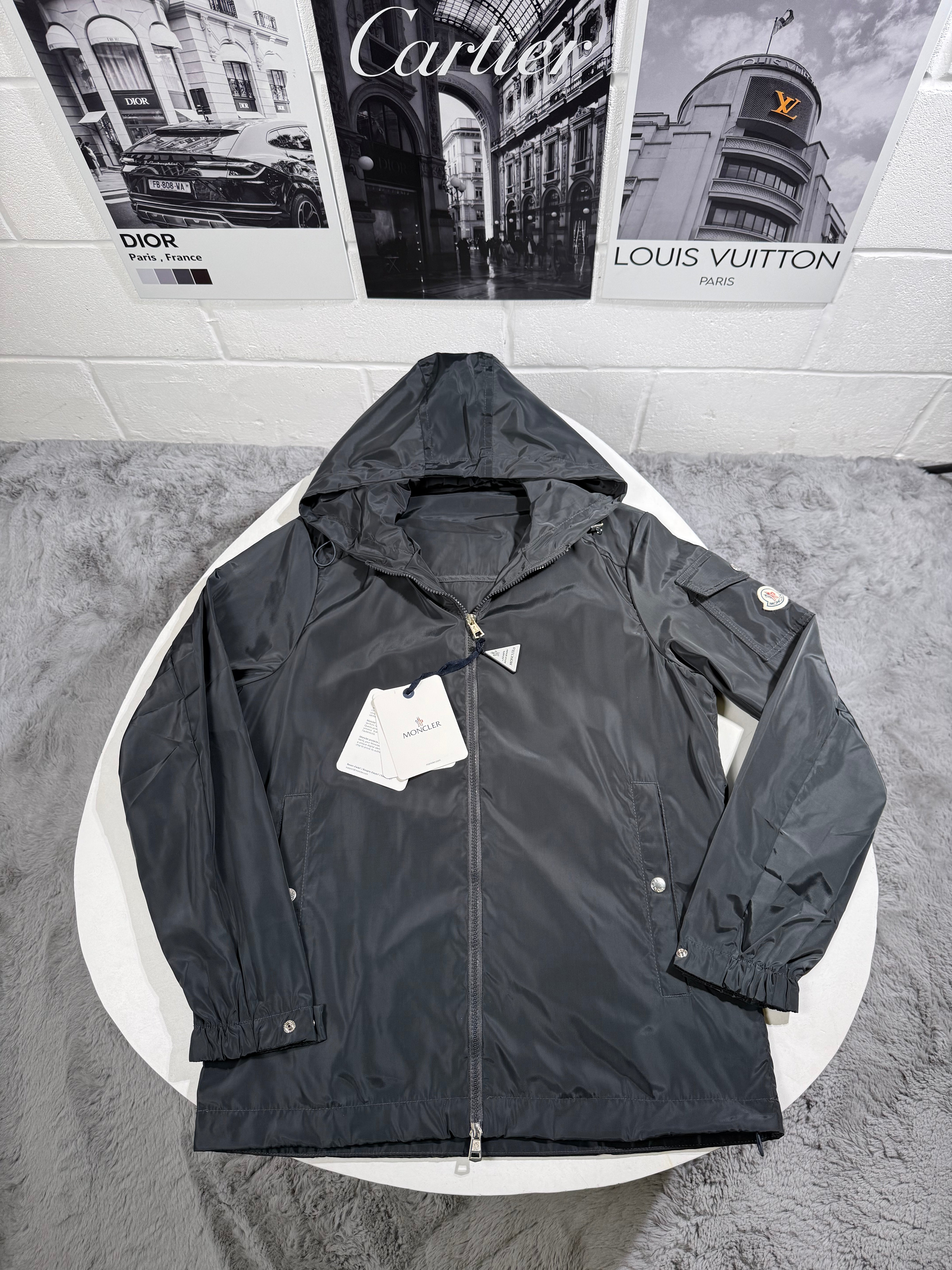 MNCLR POCKET LOGO JACKET GREY