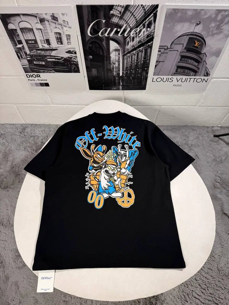 OFF W TSHIRT BLACK Stock supplier