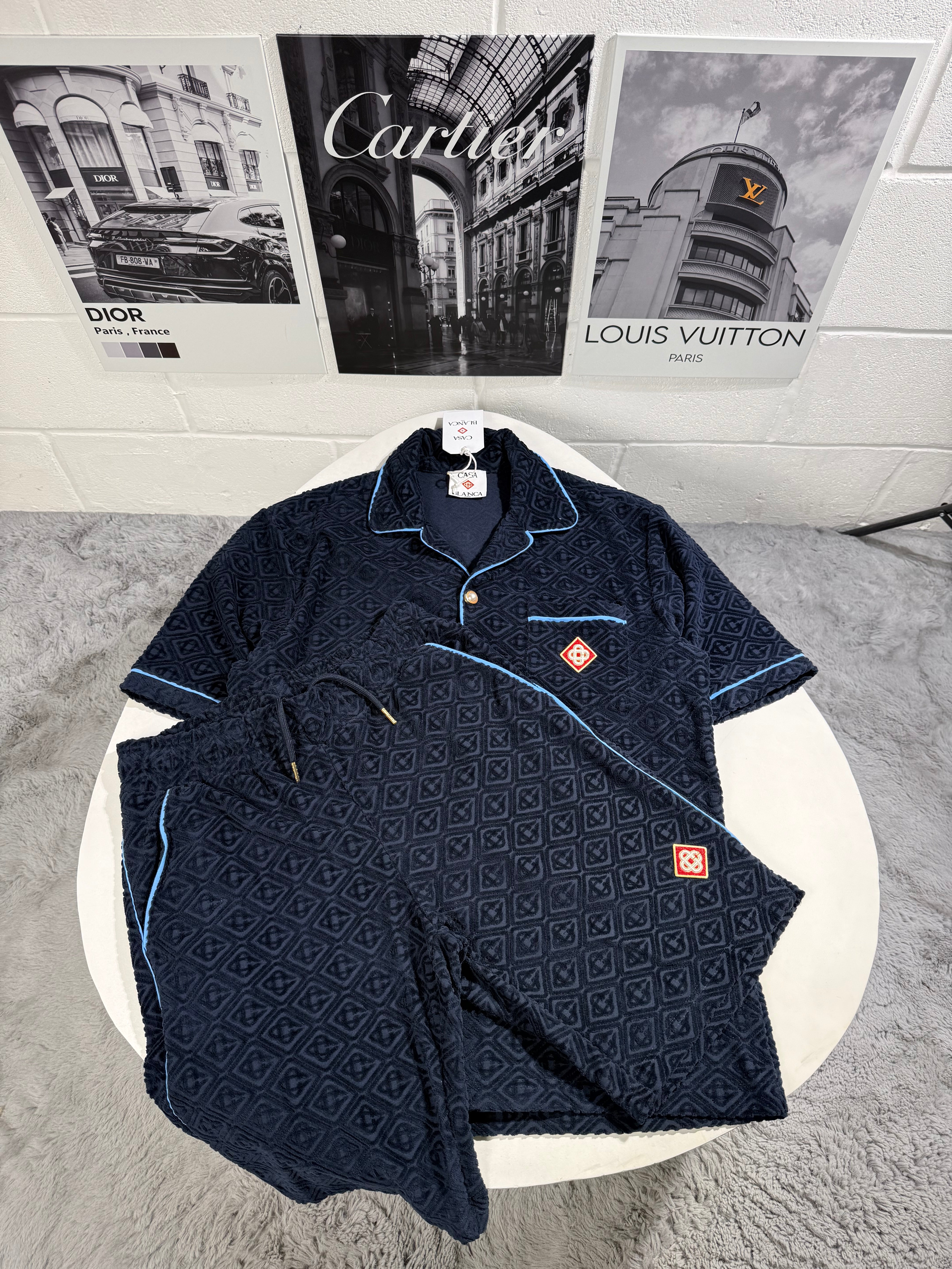 CASA MONOGRAM SHORTSET